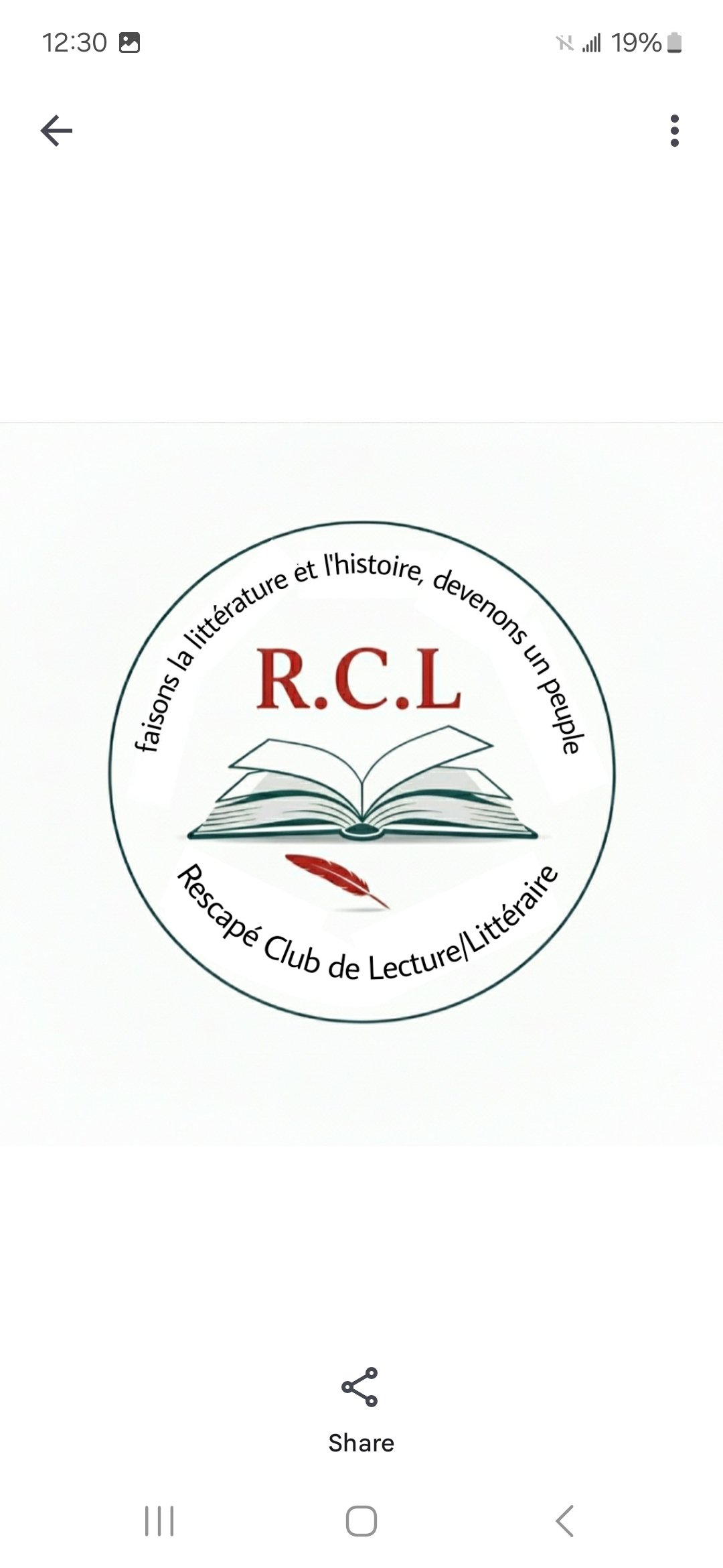 Rescapés Club de Lecture/Littéraire